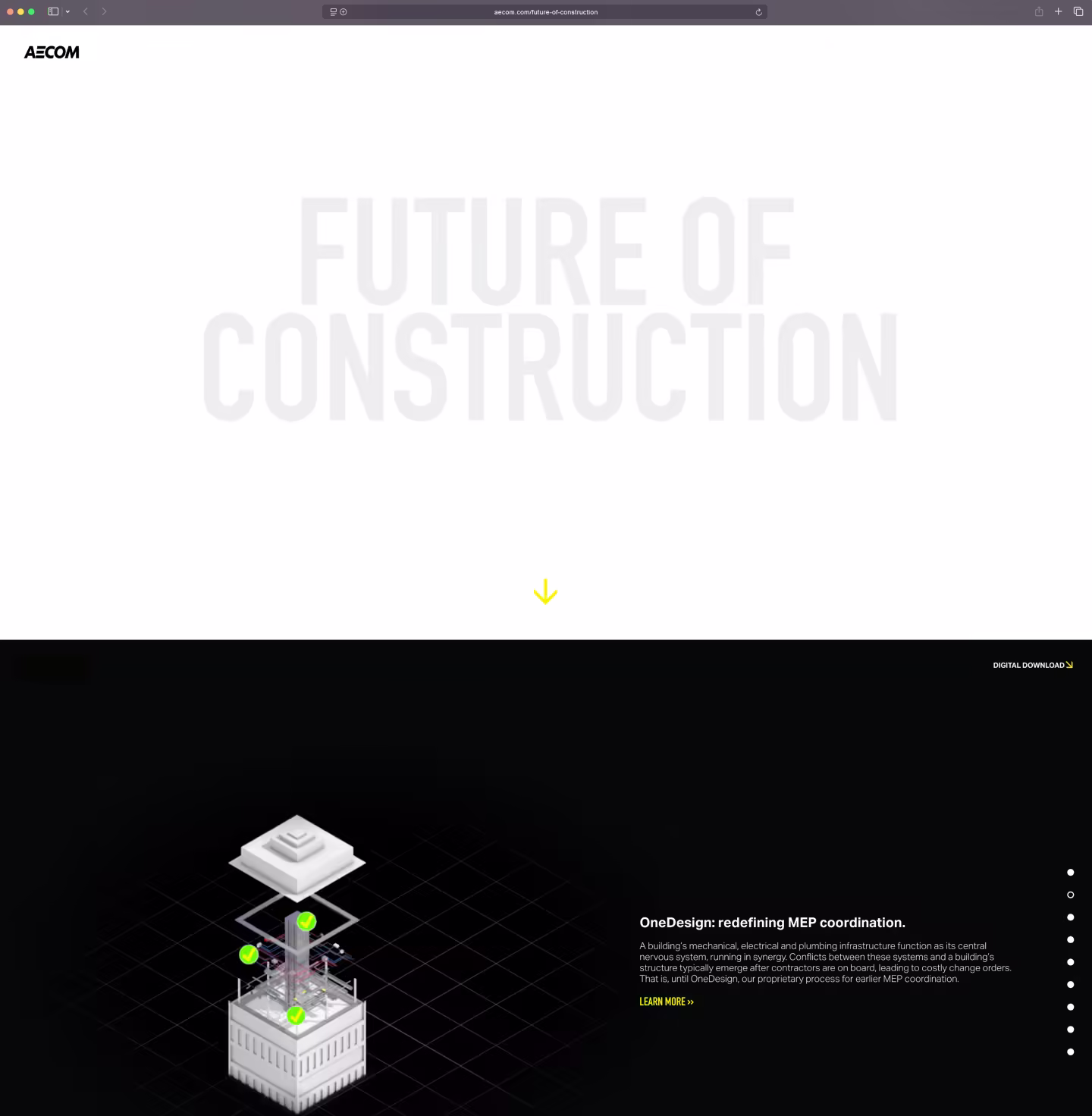 Futureofconstruction microsite campaign hub