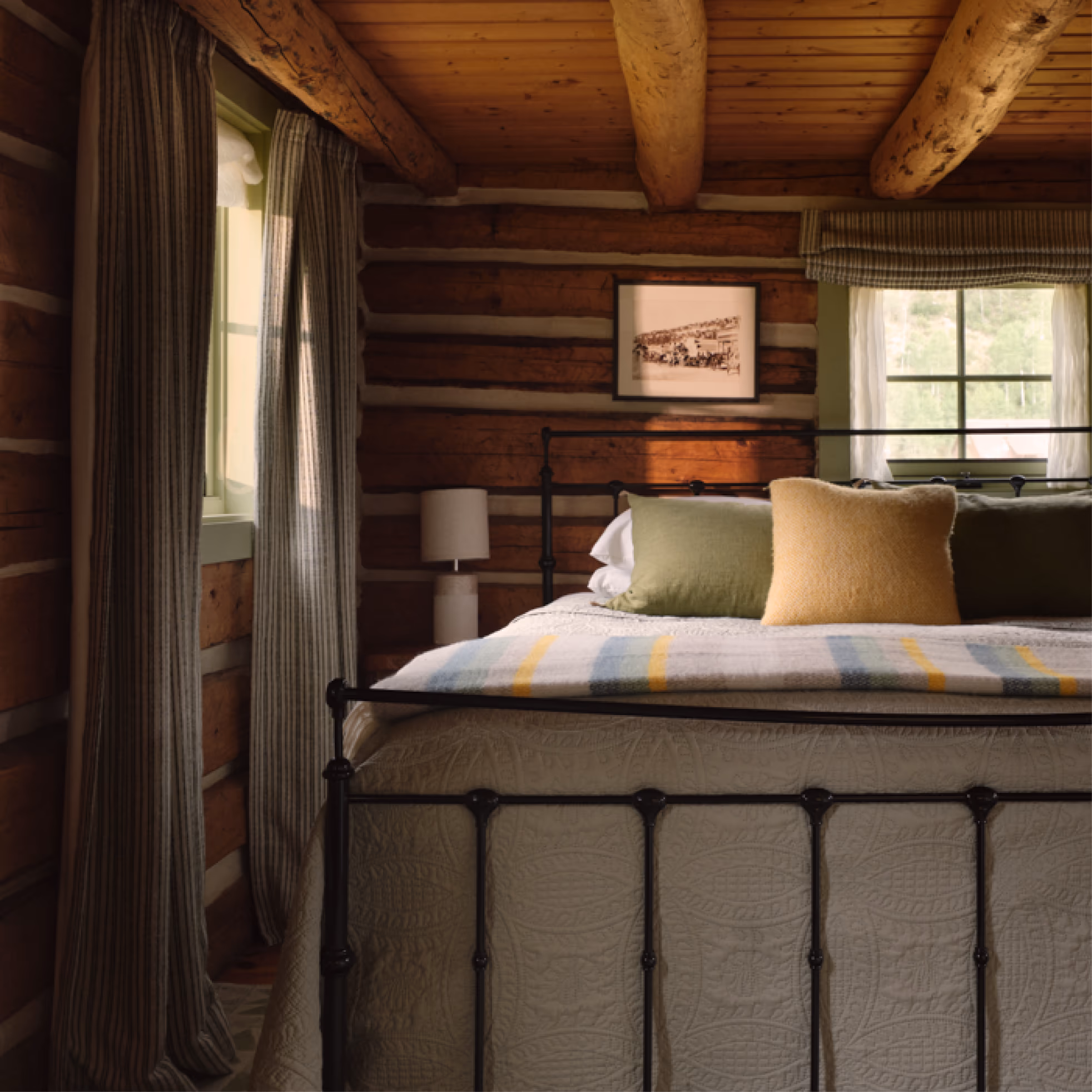 Cabin interior bed