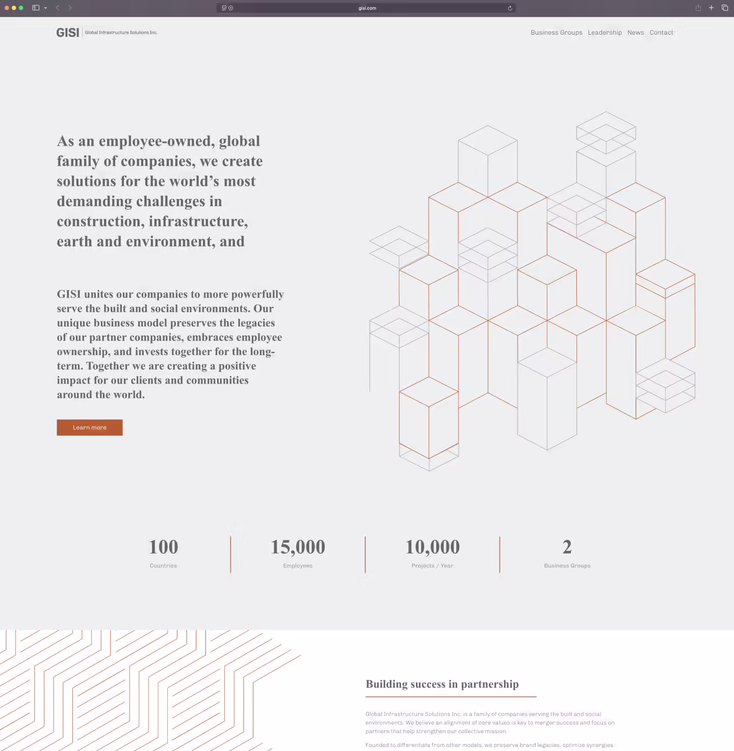 Website homepage