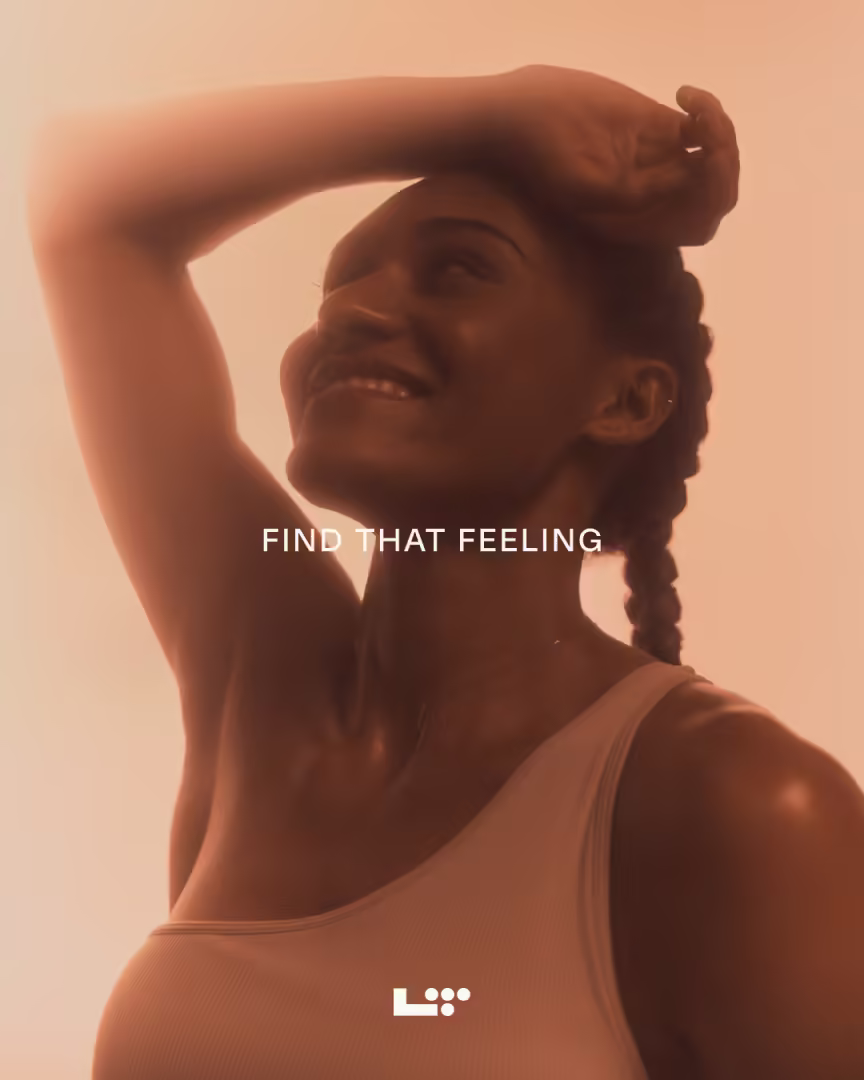 Find that feeling campaign post workout smile