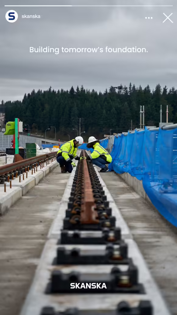 Track installation