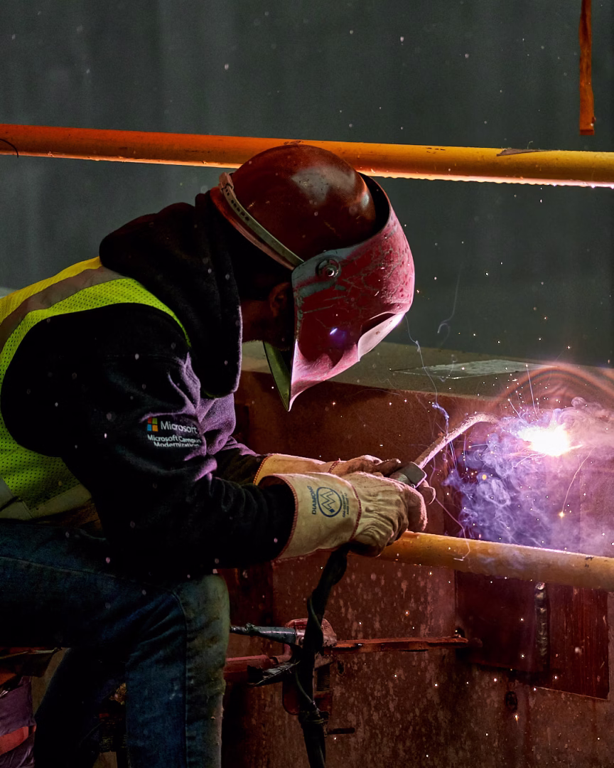 Welder portrait