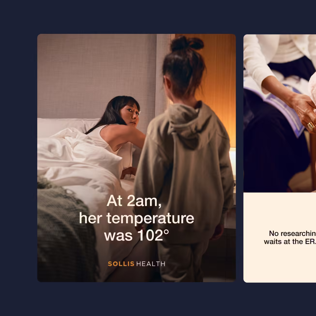 Campaign photo dual moment layout