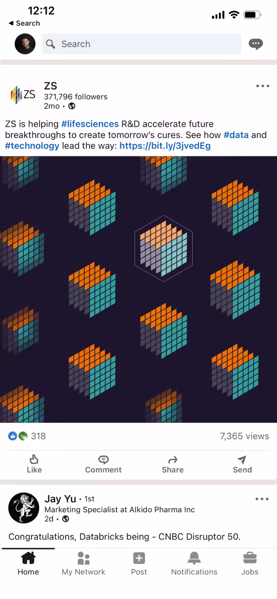 Social campaign site feature